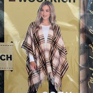 Woolrich Buffalo Check Cozy Blanket Wrap